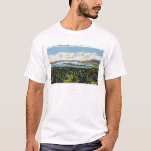 Överträffa av världslantgården beskådar av sj t-shirt