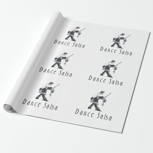 ÖVERTRÄFFA danssalsan Presentpapper (Utrullad)