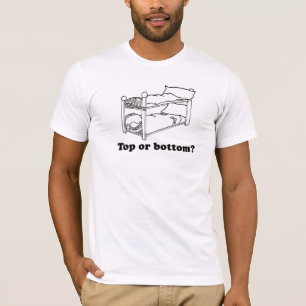 Överträffa eller bottna t shirt