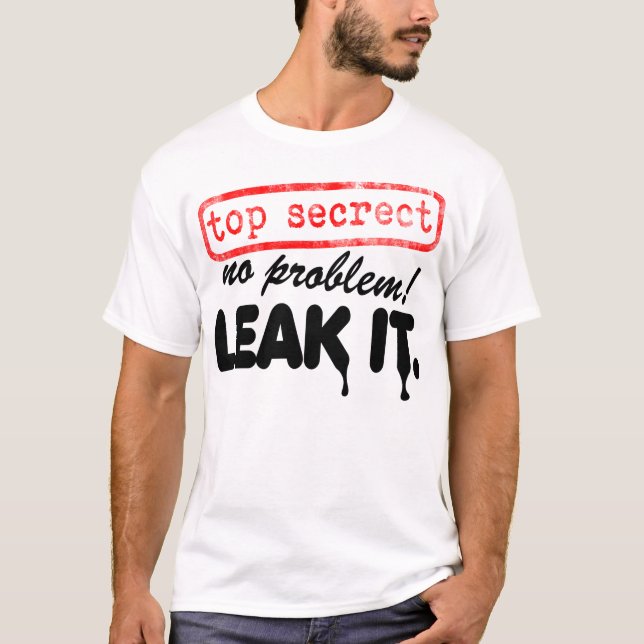 Överträffa - hemligheten, inget problem! Läcka Tee Shirt (Framsida)