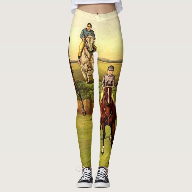 ÖVERTRÄFFA hopptävlingen Leggings (Framsida)