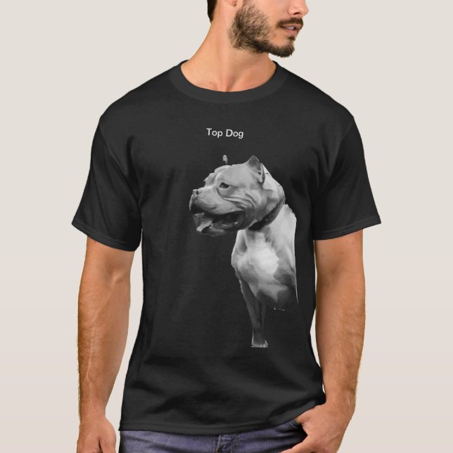 Överträffa hunden t shirt (Framsida)