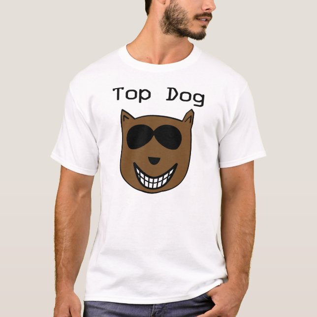 Överträffa hunden t-shirt (Framsida)