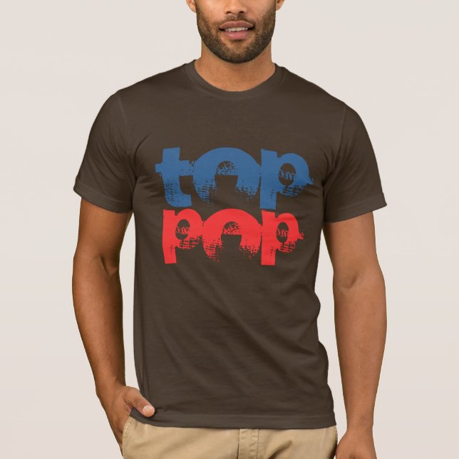 ÖVERTRÄFFA POPfars dagT-tröja T-shirt (Framsida)