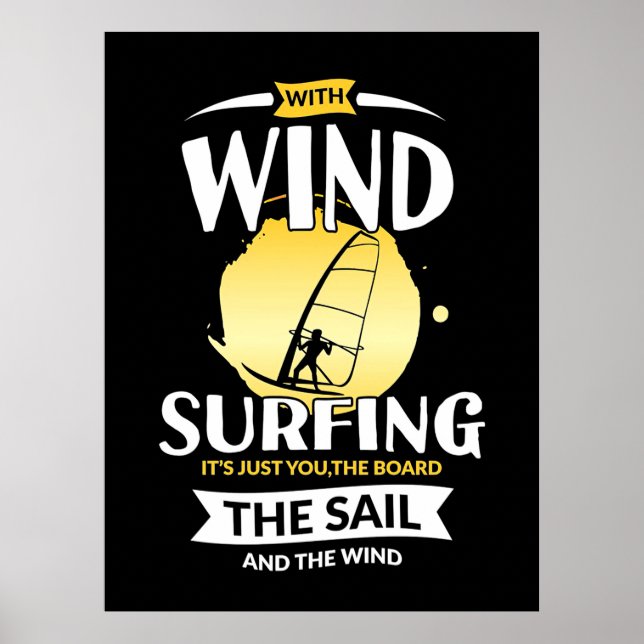 Överträffa segeln och Vinden Poster (Framsidan)