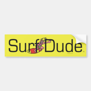 ÖVERTRÄFFA surfaduden Bildekal