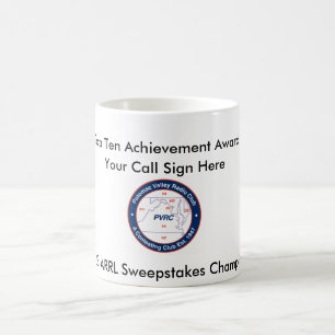 Överträffa tio utmärkelse - 2008 ARRL-Sweepstak Kaffemugg