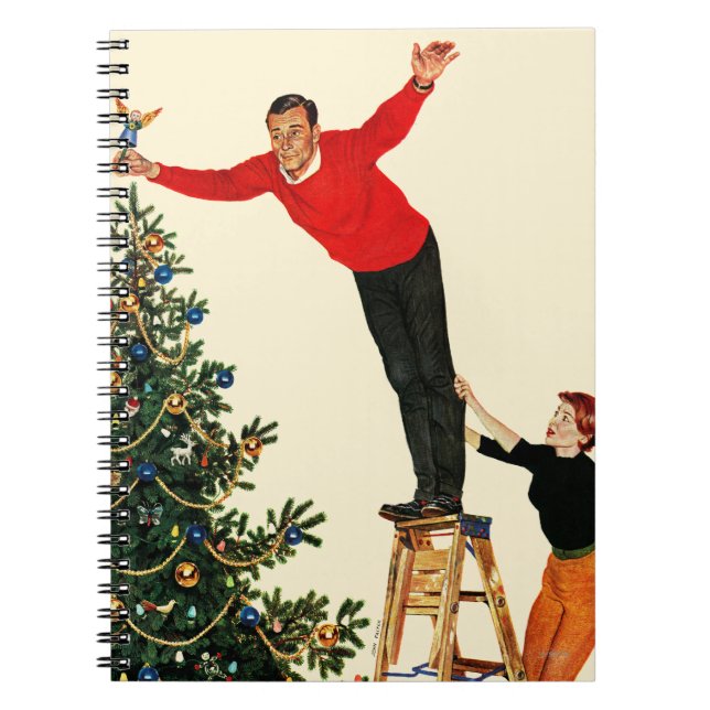 Överträffa träd anteckningsbok med spiral (Framsidan)