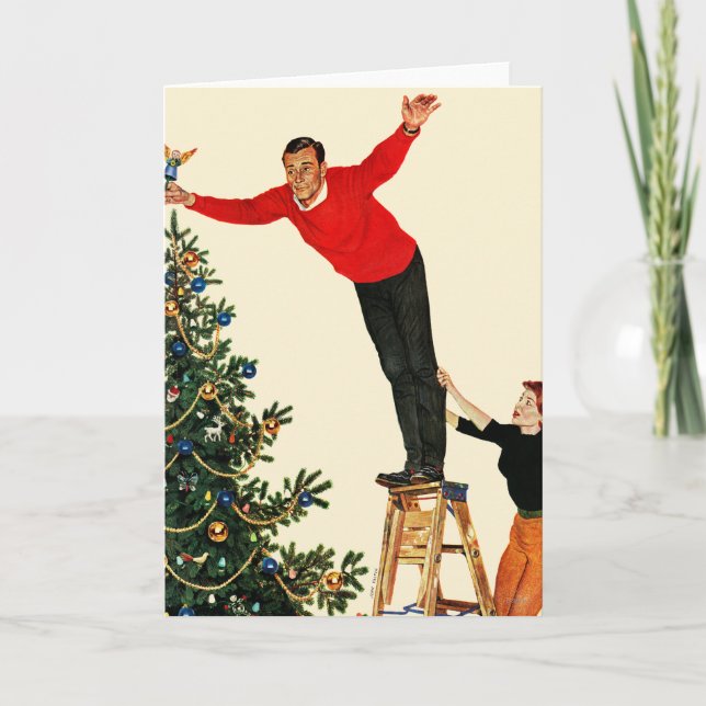 Överträffa träd helgkort (Framsida)