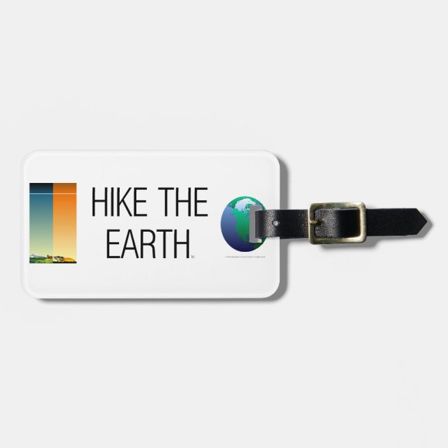 ÖVERTRÄFFA vandringen jorden Bagagebricka (Horisontell Framsida)