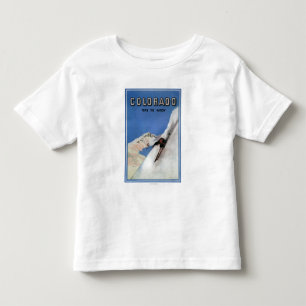 Överträffar nationen - att skida den befordrings tee shirt