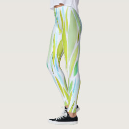 Övertrycksnåla pärlsprejar leggings