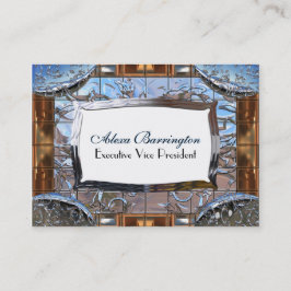 Overtynes chic modern 3,5" x 2,5", visitkort