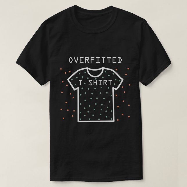 Överutrustad datateknik för djupgående lärande i M T Shirt (Design framsida)