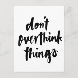 Överväg inte sak inspirationsoffert vykort