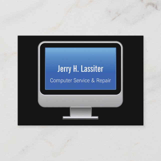 Övervaka kortet visitkort (Framsida)