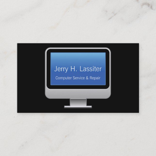 Övervaka kortet visitkort (Framsida)