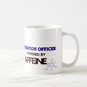 Övervakare som drivas av koffein kaffemugg