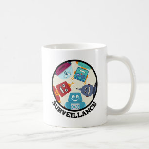 Övervakning av artificiell intelligens (AI) Kaffemugg