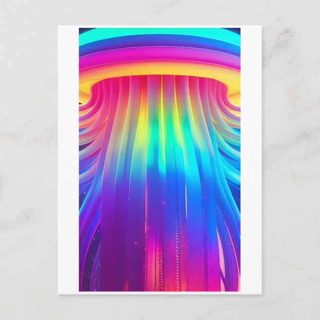 Överväldigad av en kraft för teknisk mångfald vykort (Framsida)