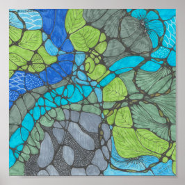 Överväldigad docka 8 x 8 tum. poster