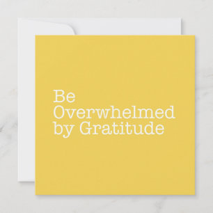 Överväldigas av Gratitude Note Card Anteckningskort
