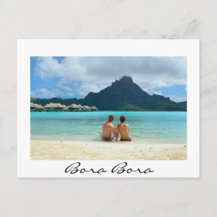 Övervattensort på Bora Bora Vykort