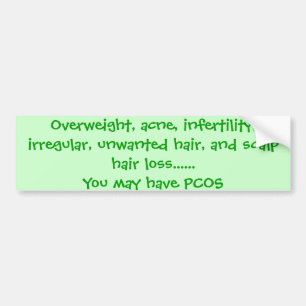 Övervikt acne, infertility, irregular som är bildekal