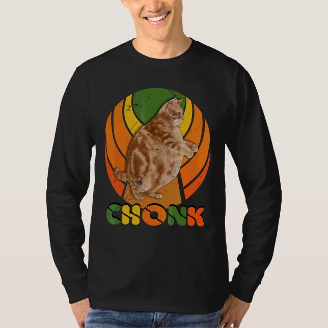 Övervikt Knubbig, chonk, kassettmedlemmar T Shirt (Framsida)