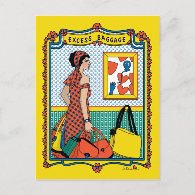 Överviktigt bagage_B_ vykort (Framsida)