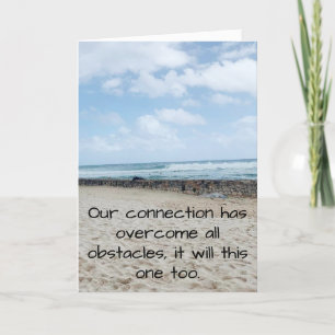 Övervinna hinder helgkort