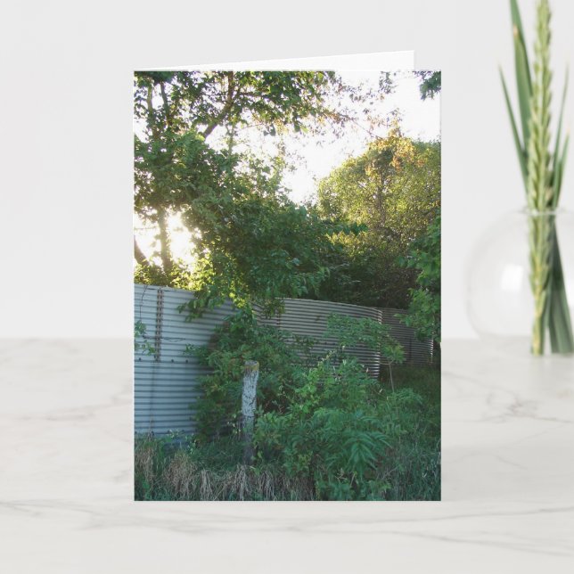 Övervuxen gård kort (Framsida)