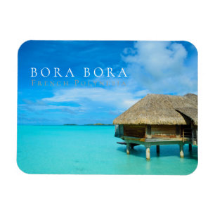 Overwater bungalow på Bora Bora, Polyensia Magnet