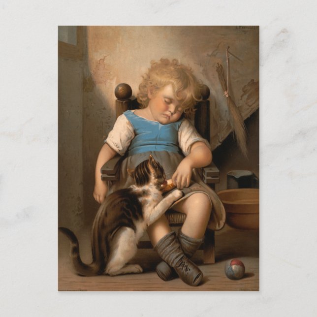 Ovetande lutare vykort (Framsida)