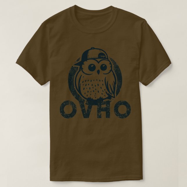 OVHO Retro Hip hop Älskare T Shirt (Design framsida)