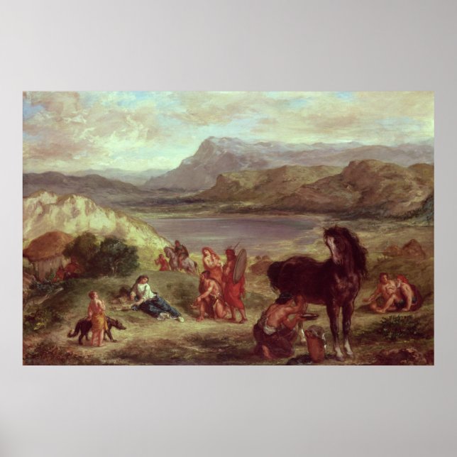 Ovid bland scytianerna 1859 poster (Framsidan)