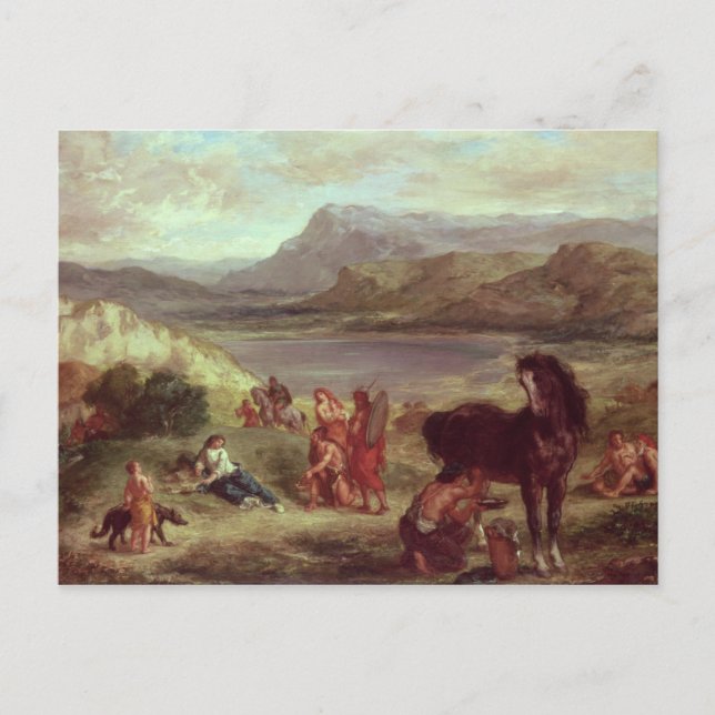 Ovid bland scytianerna 1859 vykort (Framsida)