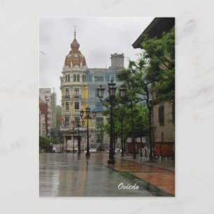 Oviedo, vykort för Asturias