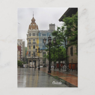 Oviedo, vykort för Asturias