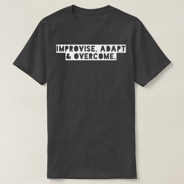 Ovillkorlig anpassning av träff 1 t shirt (Design framsida)