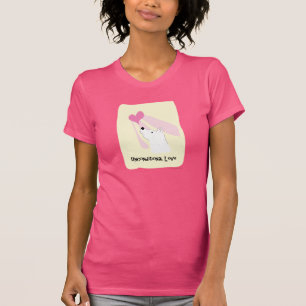 Ovillkorlig kärlekhund - rosatank t shirt
