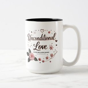 Ovillkorligt Kärlek - Mor Day Blommigt Mugg
