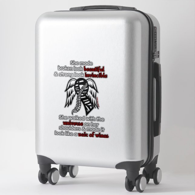 OVINCIBLE... Tarlov Cyst Klistermärken (Resväska)