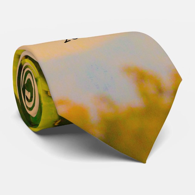 Övning middag för öken Saguaro Kaktus Bröllop Slips (Rullad)