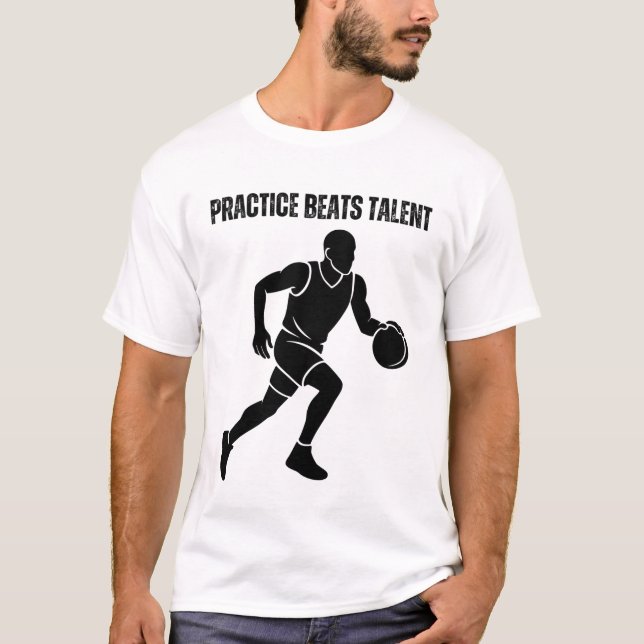 Övning Slår Talang T Shirt (Framsida)