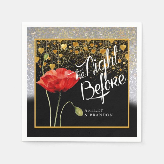 Övningsmiddagsservetter Pappersservett (Framsidan)