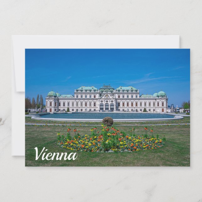 Övre Belvedere palace i Wien, Österrike (Framsida)
