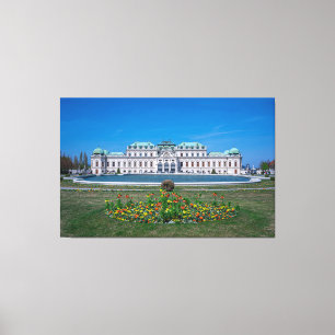 Övre Belvedere palace i Wien, Österrike Canvastryck