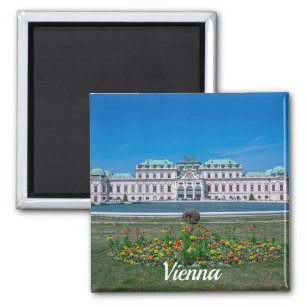 Övre Belvedere palace i Wien, Österrike Magnet