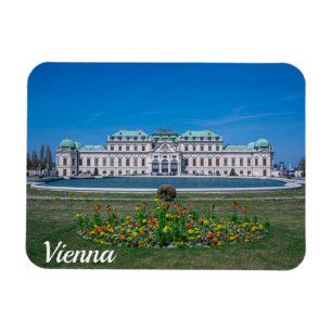 Övre Belvedere palace i Wien, Österrike Magnet